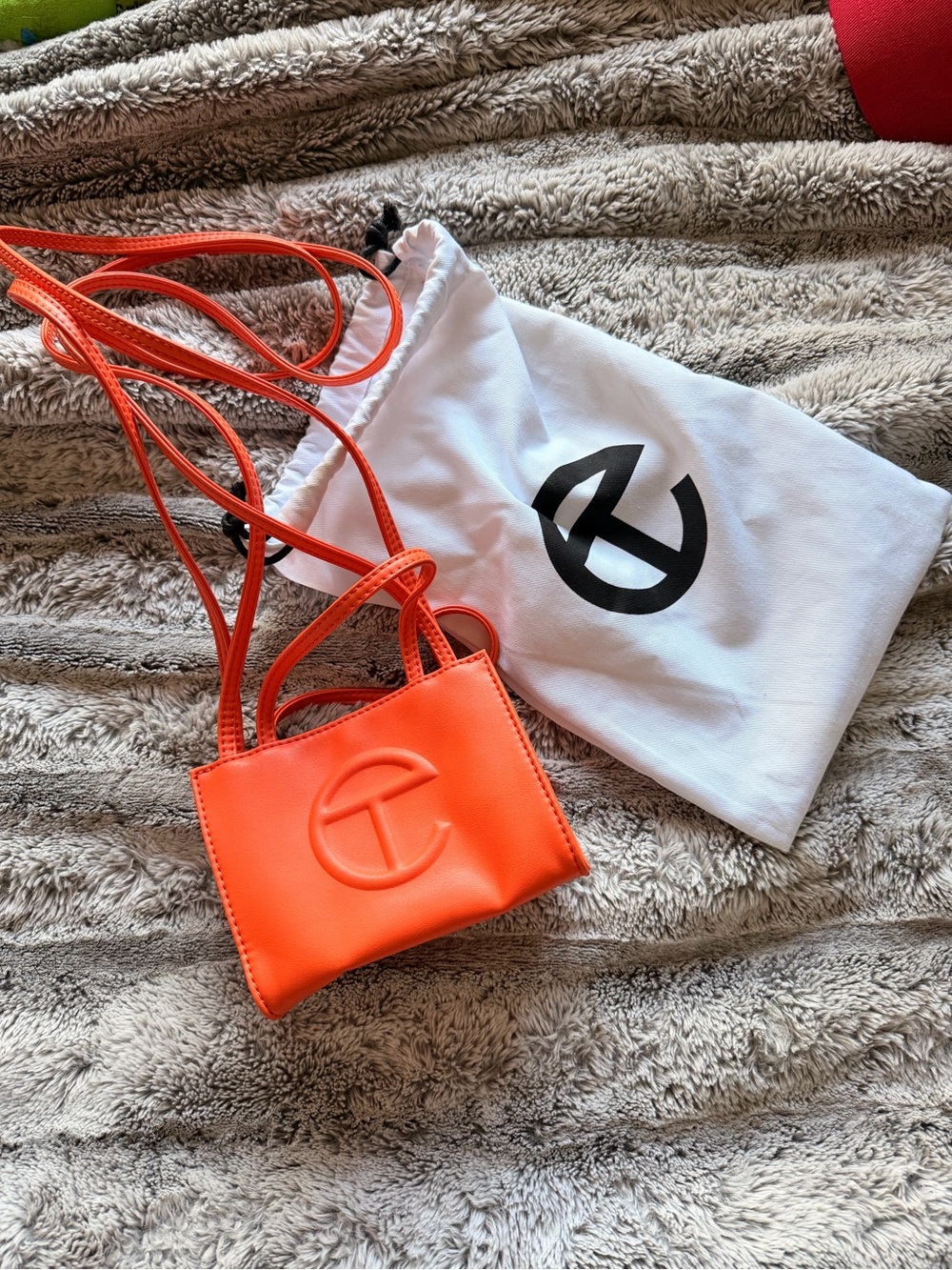 Telfar Orange Mini Bag Crossbody